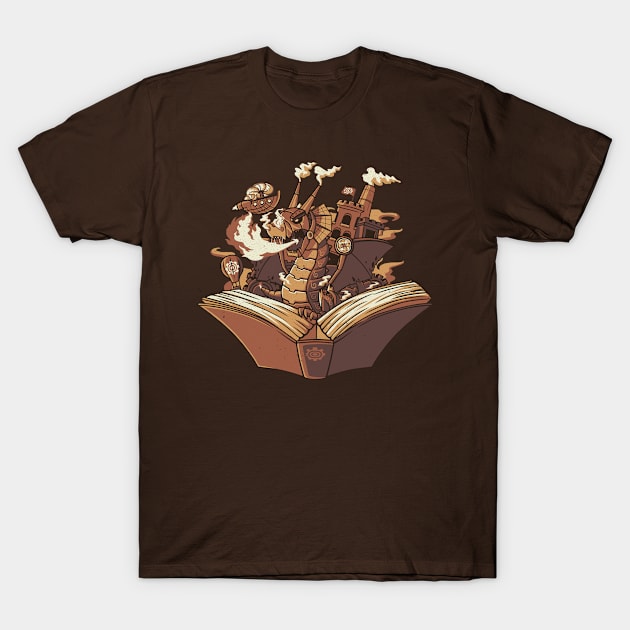 Steampunk Dragon by Tobe Fonseca T-Shirt by Tobe_Fonseca